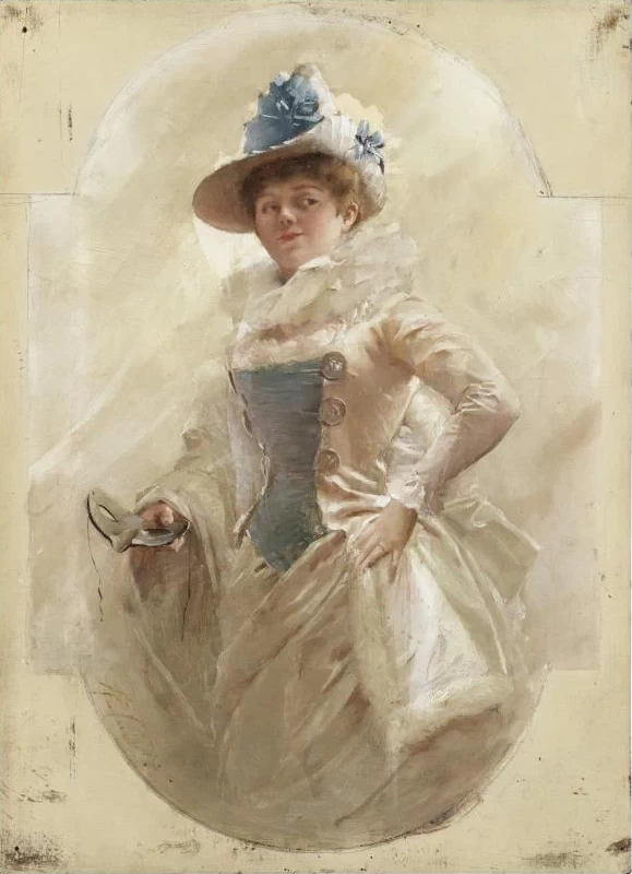 Ritratto di donna in costume